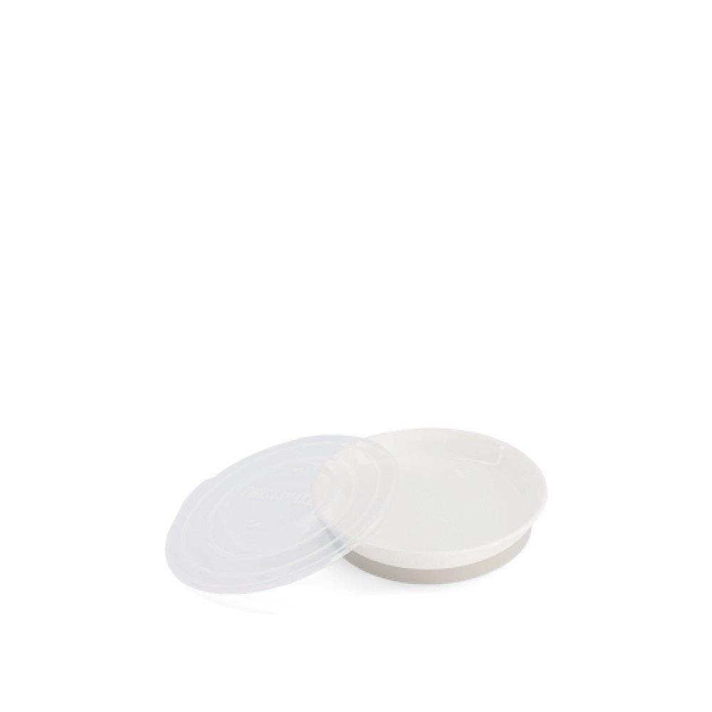 Πιάτο Αντιολισθητικό 6+ Μηνών White, Twistshake 